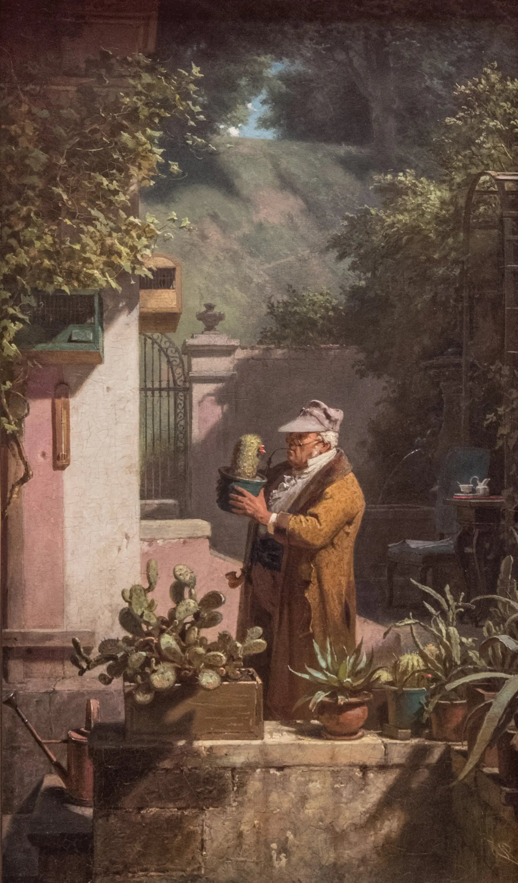 L’amateur de cactus - Carl Spitzweg - Alpha Reproduction