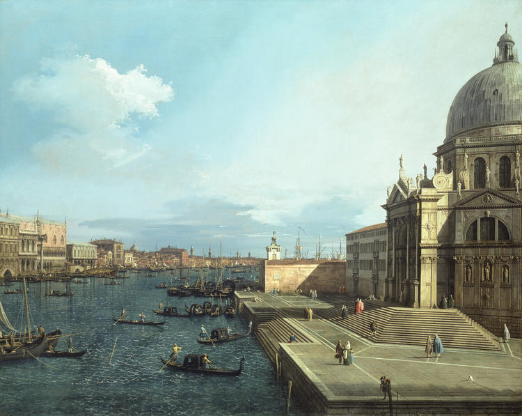 Le Grand Canal et Santa Maria della Salute - Canaletto