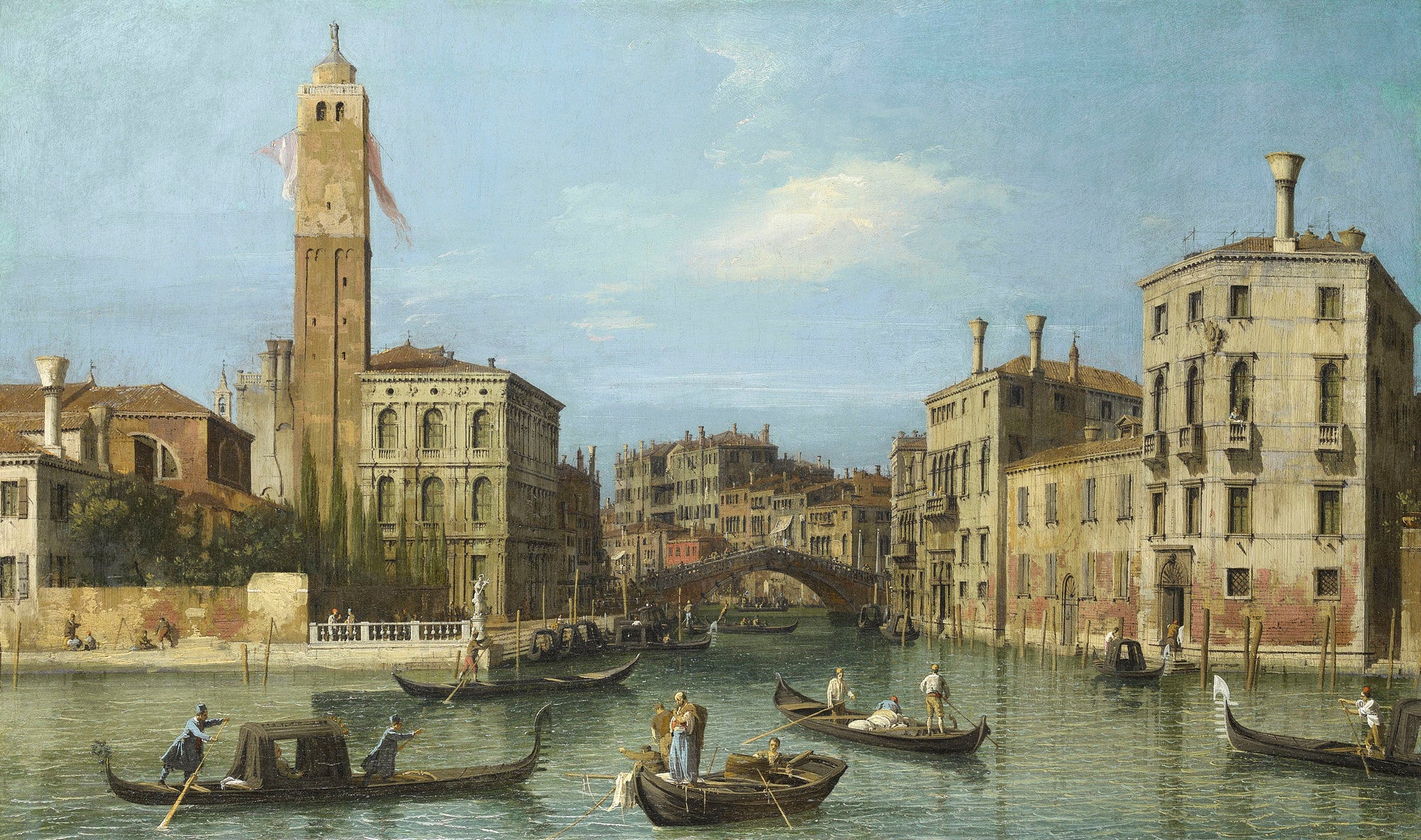 Venise : San Geremia et l'embouchure du Cannaregio - Canaletto
