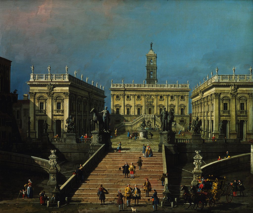 La Piazza del Campidoglio et la Cordonata - Canaletto