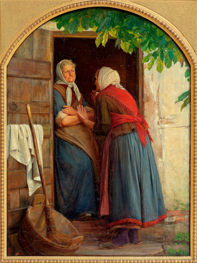Deux femmes qui parlent - Carl Heinrich Bloch - Alpha Reproduction
