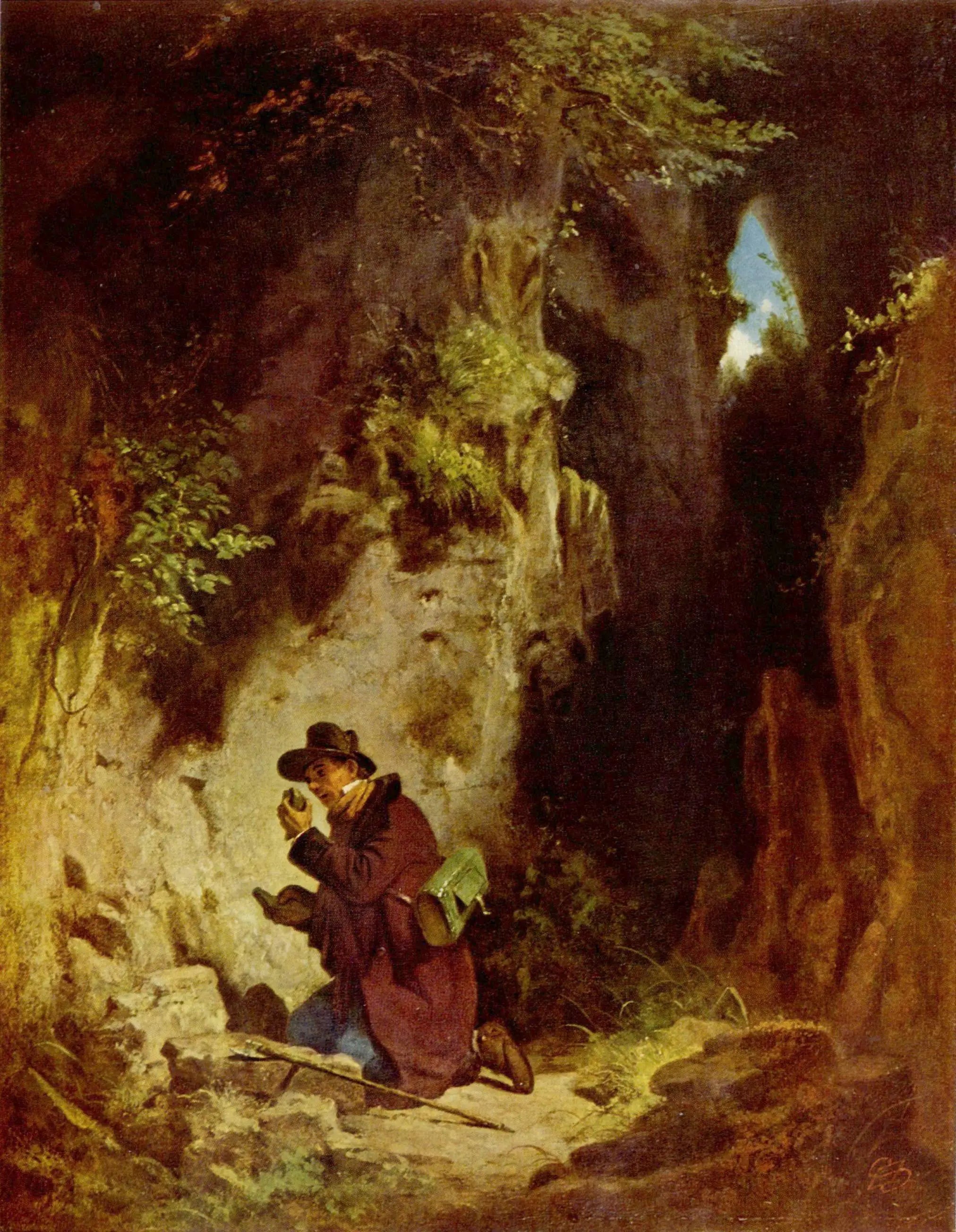 Le Géologue - Carl Spitzweg - Alpha Reproduction