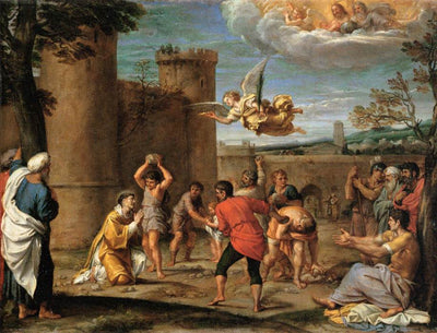 La Lapidation de Saint Étienne - Annibale Carracci - Alpha Reproduction