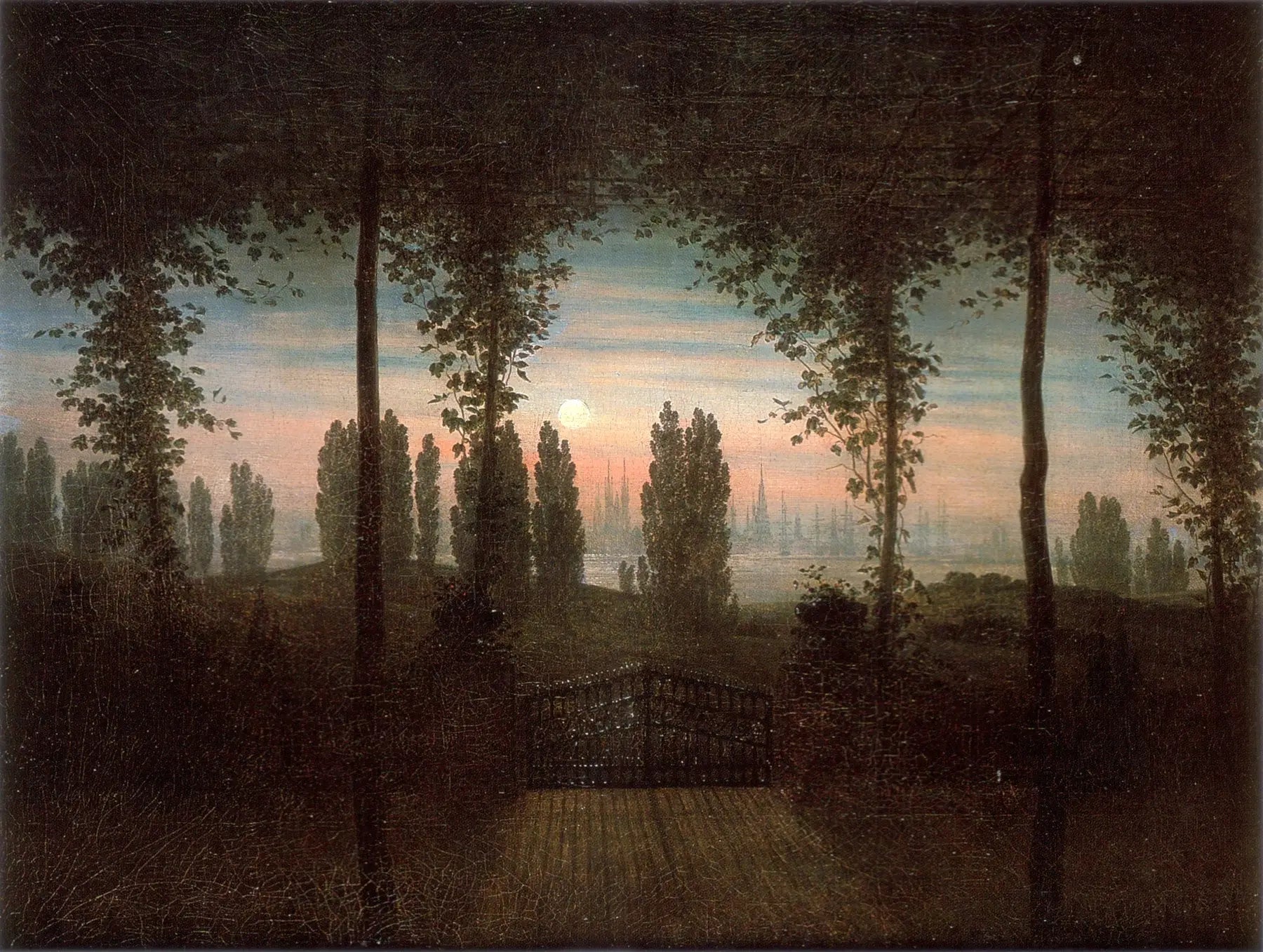 Reproduction du tableau « En souvenir de Johann Emanuel Bremer - Caspar David Friedrich » par Alpha Reproduction en peinture à l’huile