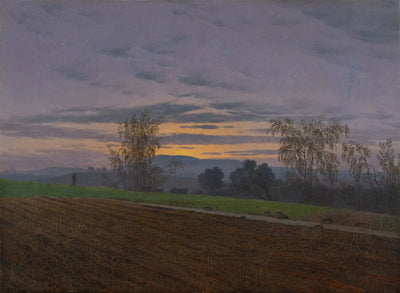 Reproduction du tableau « Champ labouré - Caspar David Friedrich » par Alpha Reproduction en peinture à l’huile