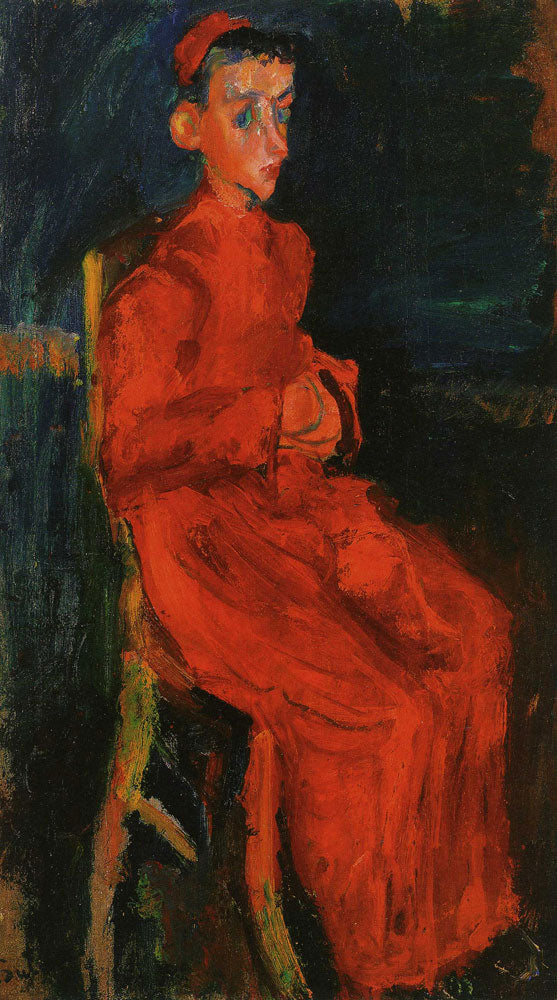 Seated Choir boy (1927) - Chaim Soutine