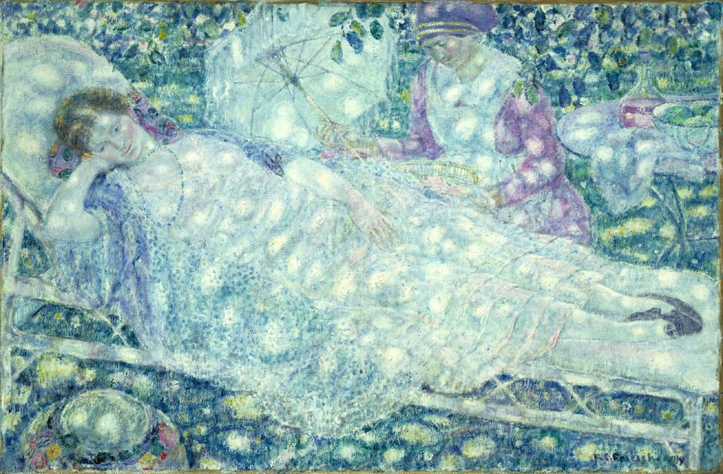 La chaise longue - Frederick Carl Frieseke - Alpha Reproduction