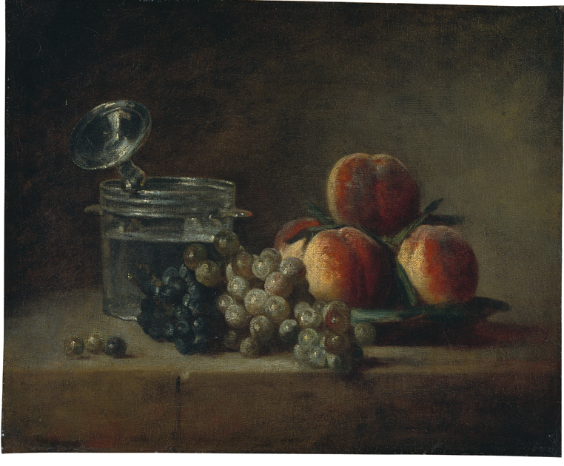 Nature morte au plateau de pêches - Jean Siméon Chardin