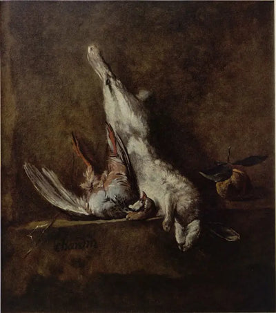 Nature morte au lapin et à la perdrix - Jean Siméon Chardin - Alpha Reproduction