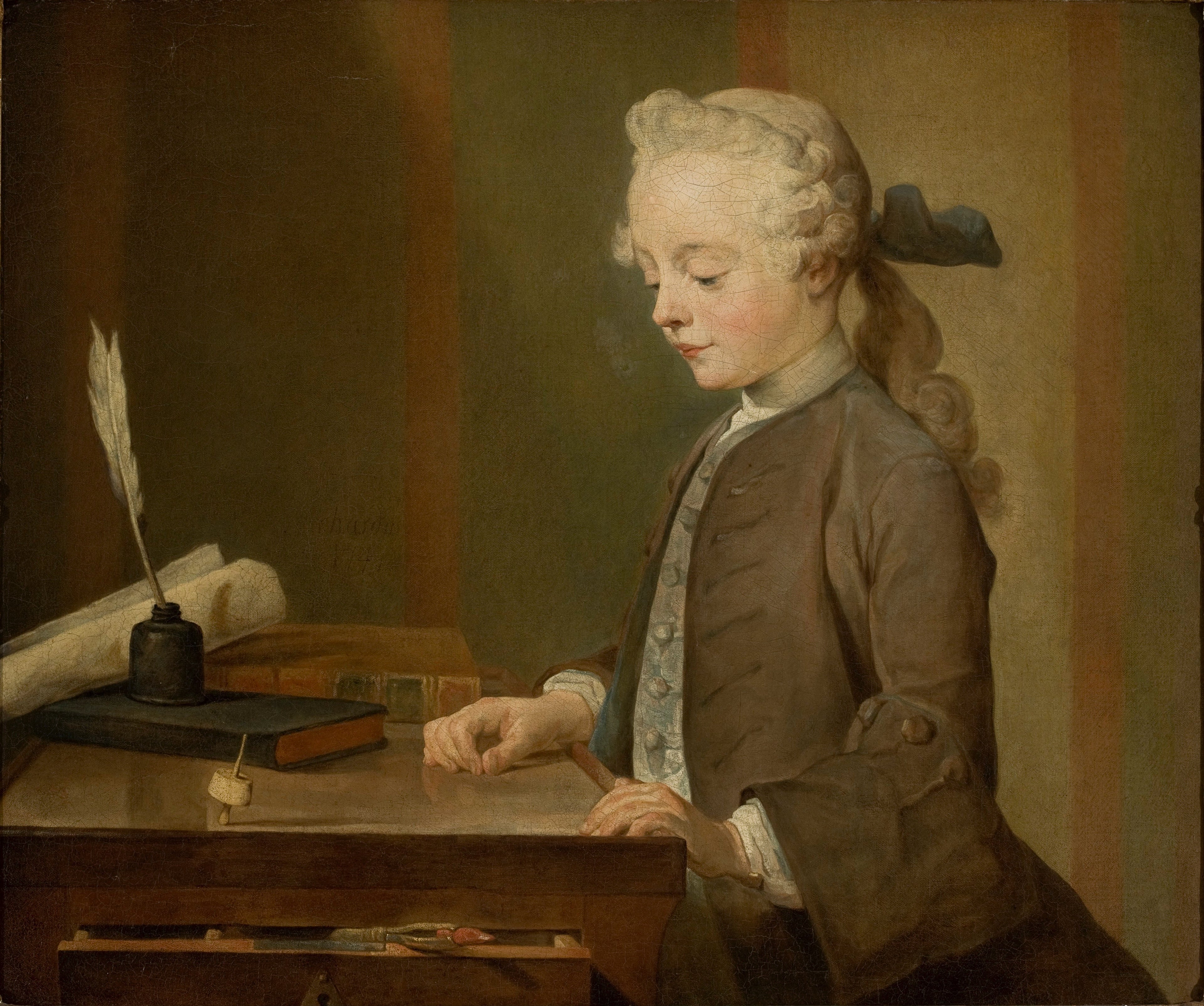L'Enfant au toton - Jean Siméon Chardin