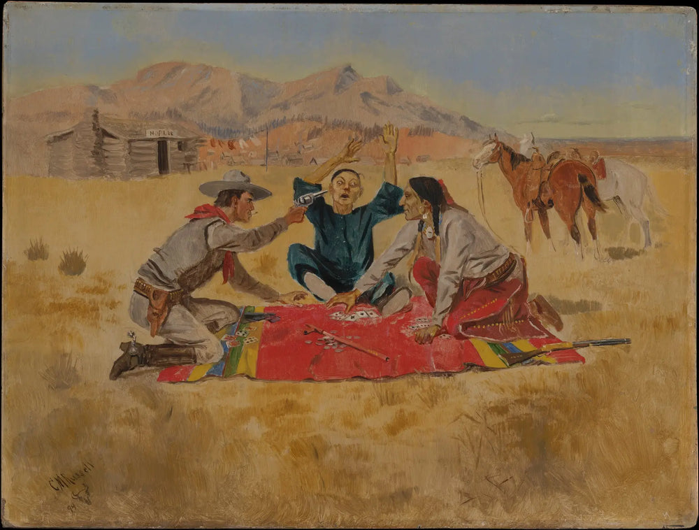 Pas une chance pour un Chinois - Charles Marion Russell - Alpha Reproduction