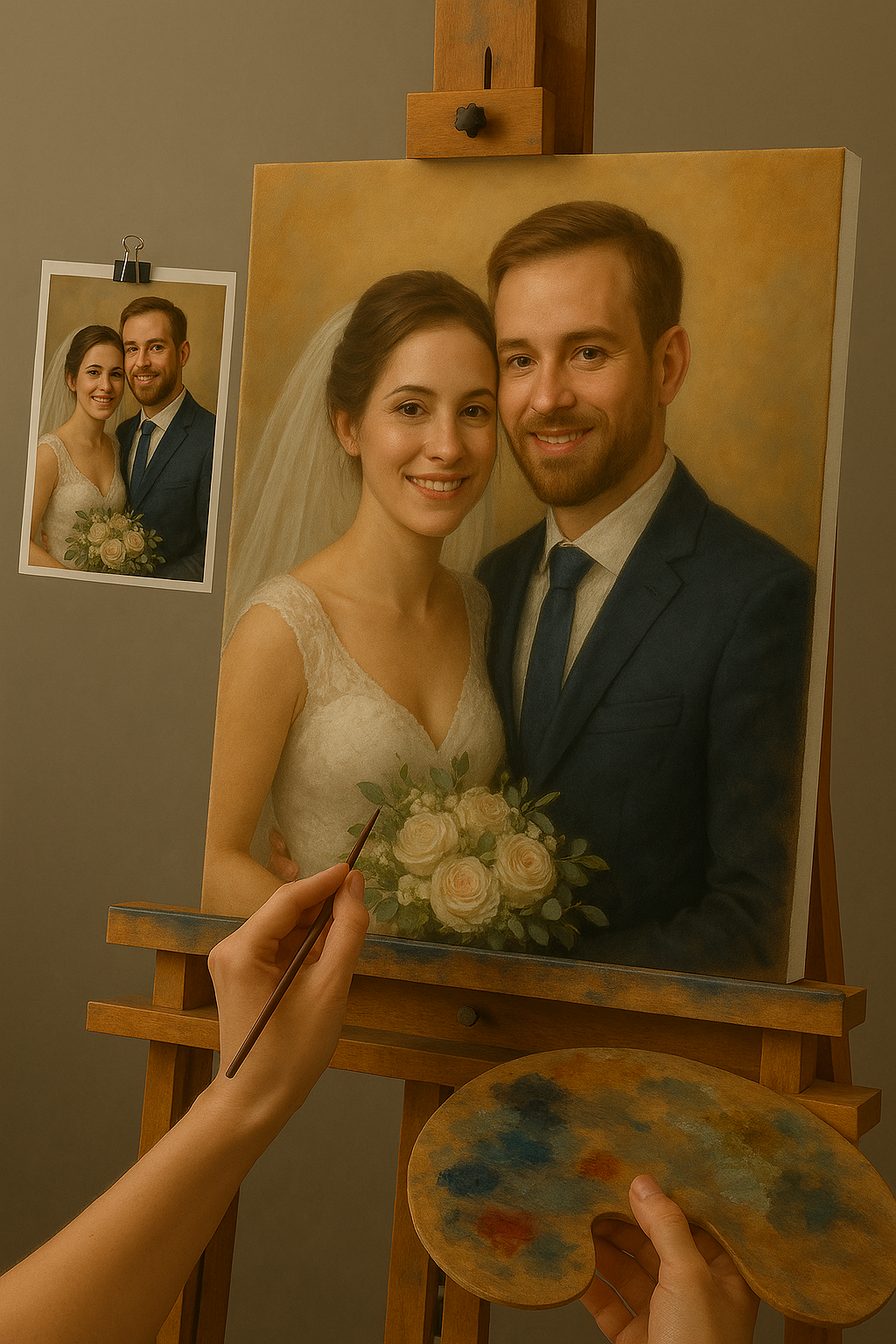 💍 لوحة زفاف قابلة للتخصيص