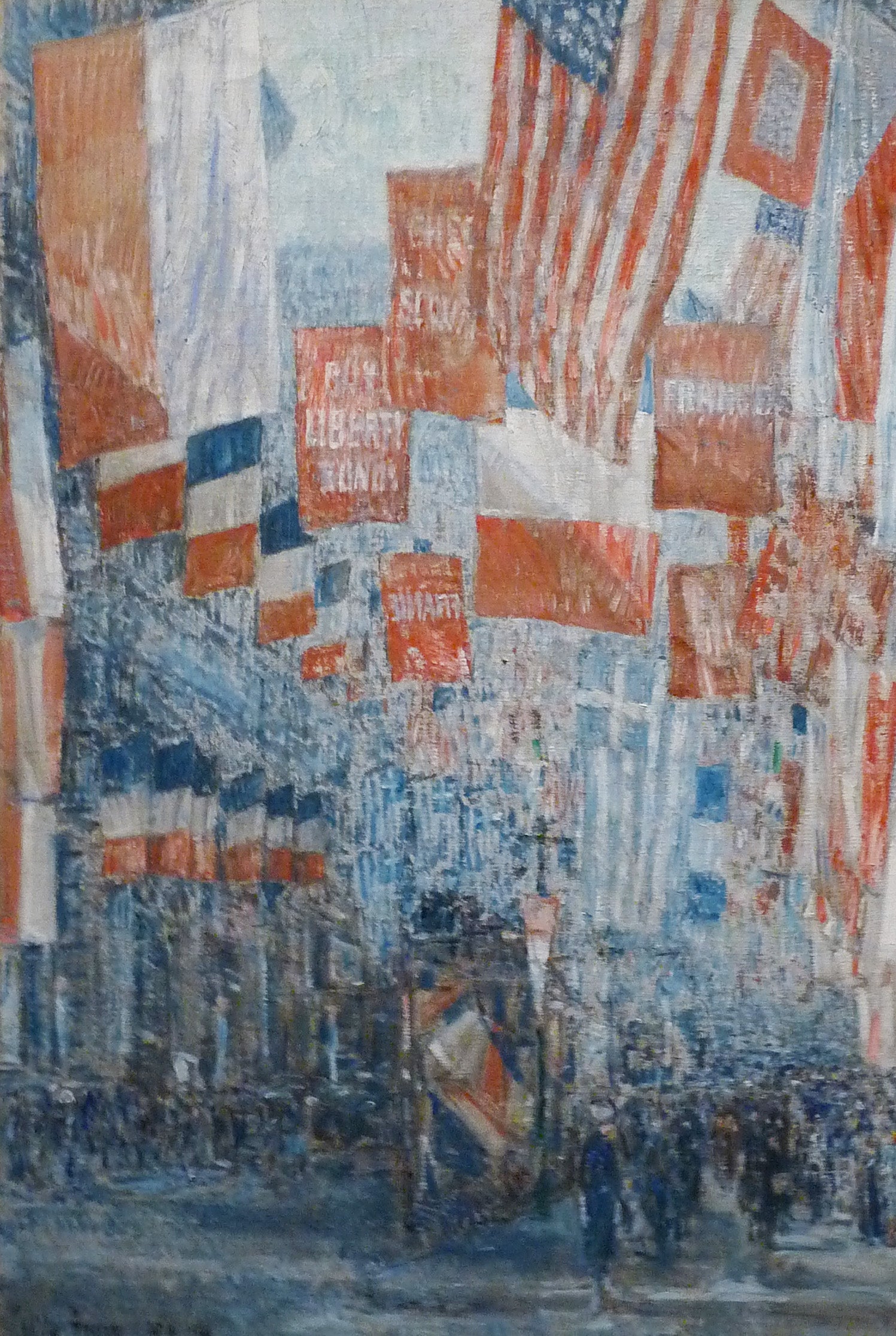 L'Avenue des Alliés, 5e avenue, New York - Childe Hassam