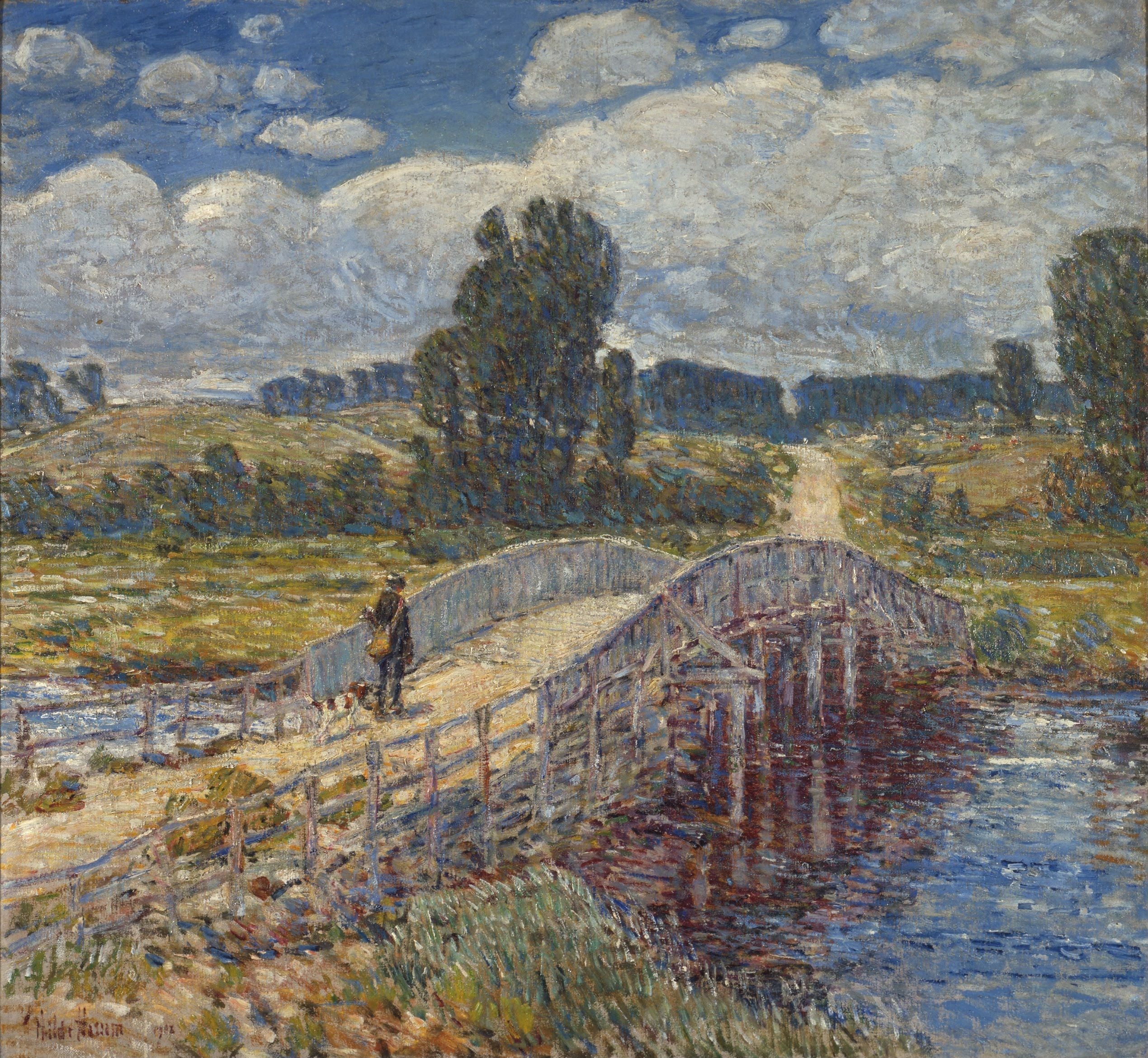 Pont à Old Lyme - Childe Hassam