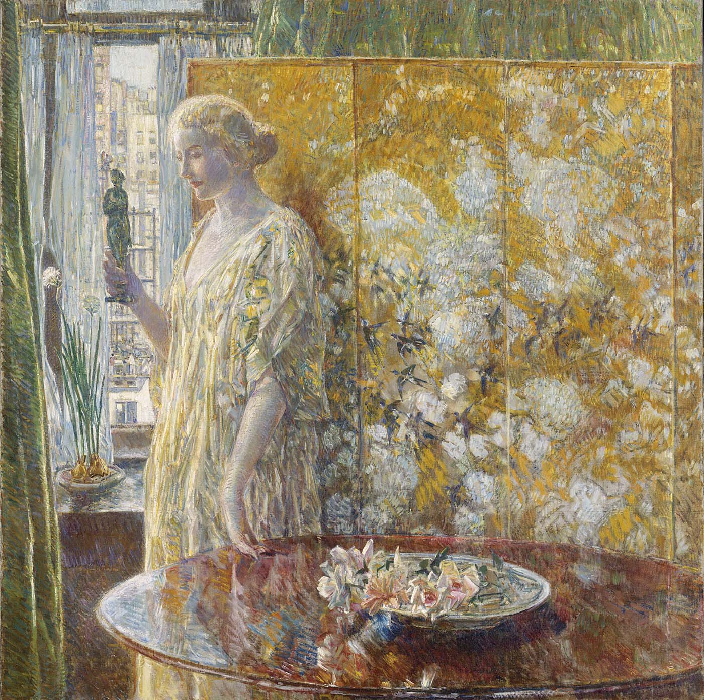 Tanagra (Les Bâtisseurs, New York) - Childe Hassam