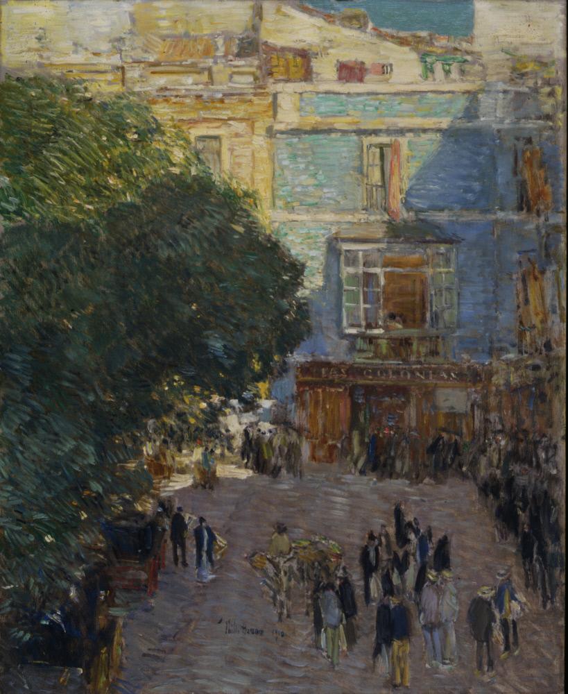 Place de Séville - Childe Hassam