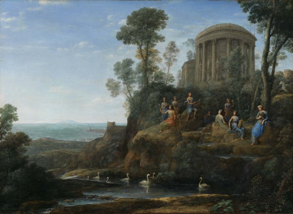 Apollon et les Muses sur le mont Hélicon - Claude Lorrain