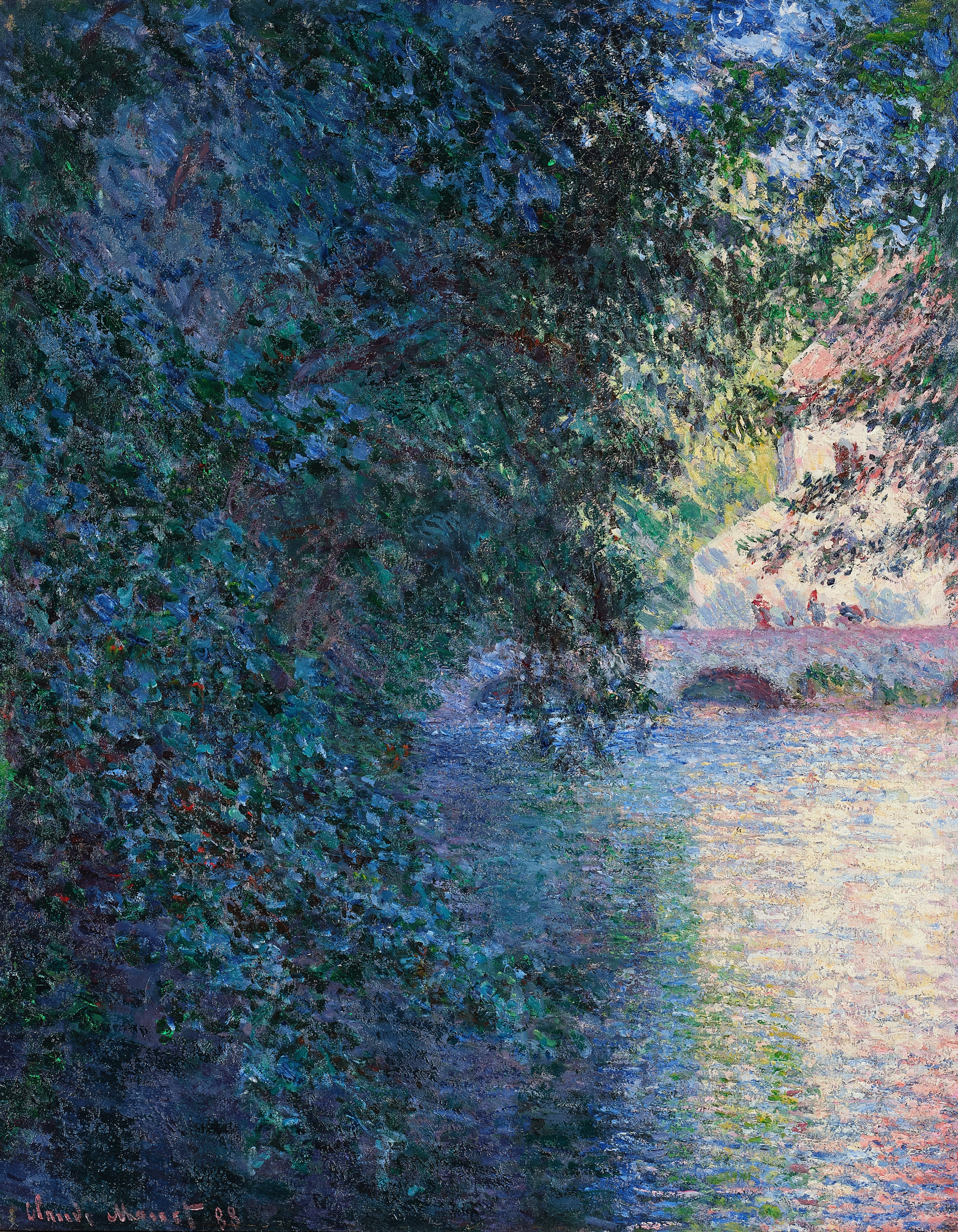 Reproduction du tableau « Le Moulin de Limetz - Claude Monet » par Alpha Reproduction en peinture à l’huile