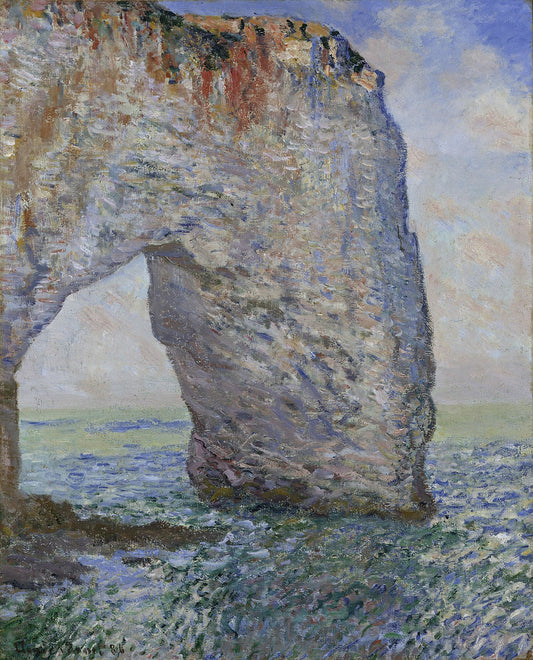 🌊 المانبورت قرب إترتا - كلود مونيه (حوالي 1883-1886)