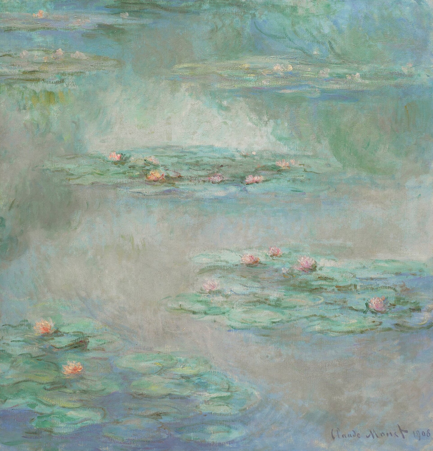 زنابق الماء، 1908 – كلود مونيه