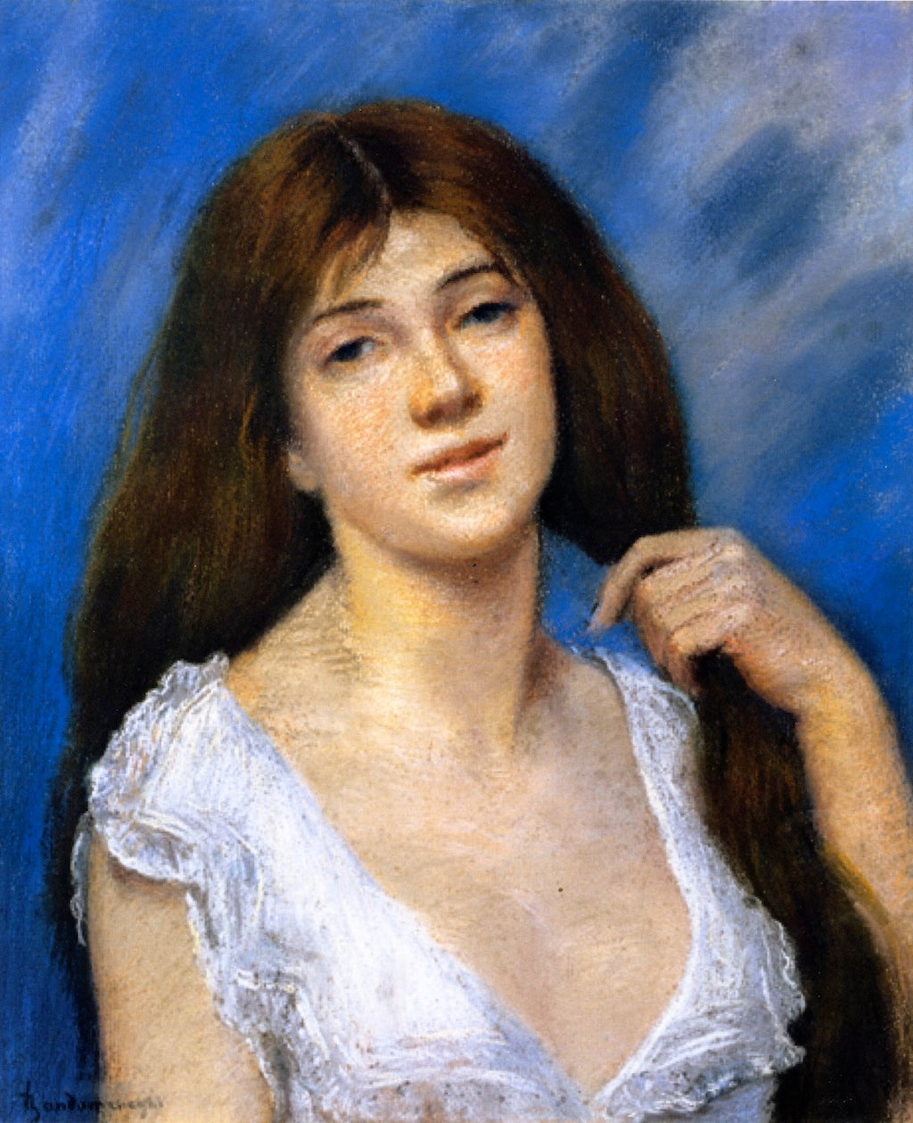 La coiffure - Federico Zandomeneghi - Alpha Reproduction