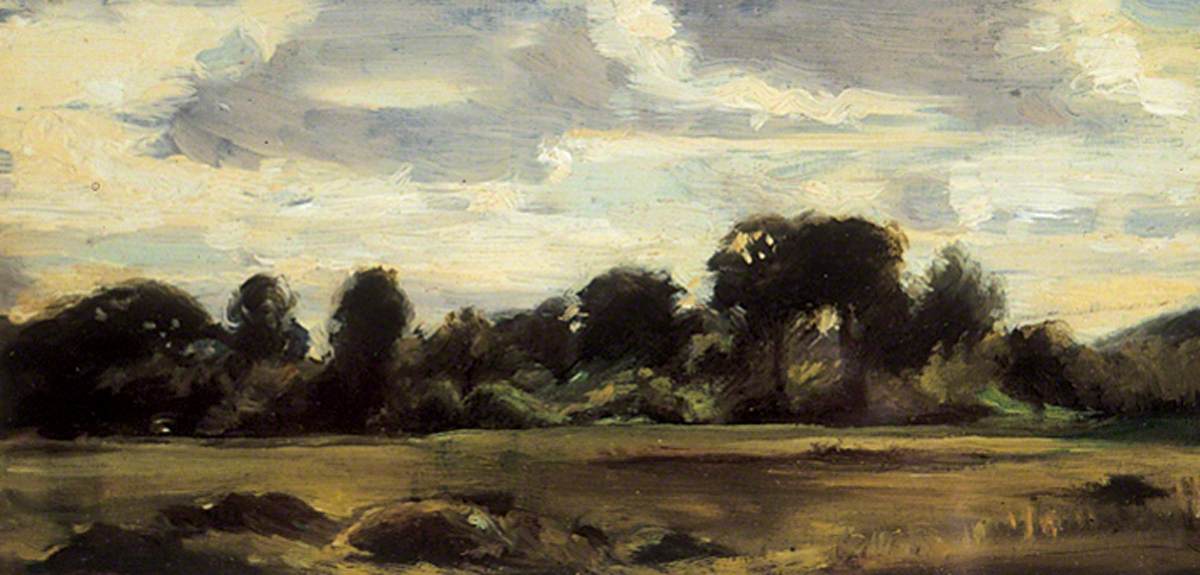 Le champ près du bois - John Constable