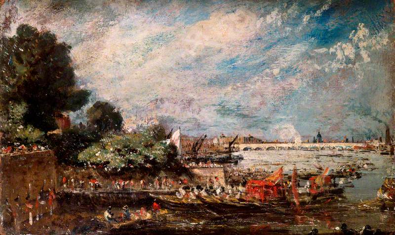 Le pont de Waterloo depuis les escaliers de Whitehall - John Constable