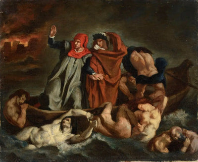 Reproduction du tableau « La Barque de Dante - Édouard Manet » par Alpha Reproduction en peinture à l’huile