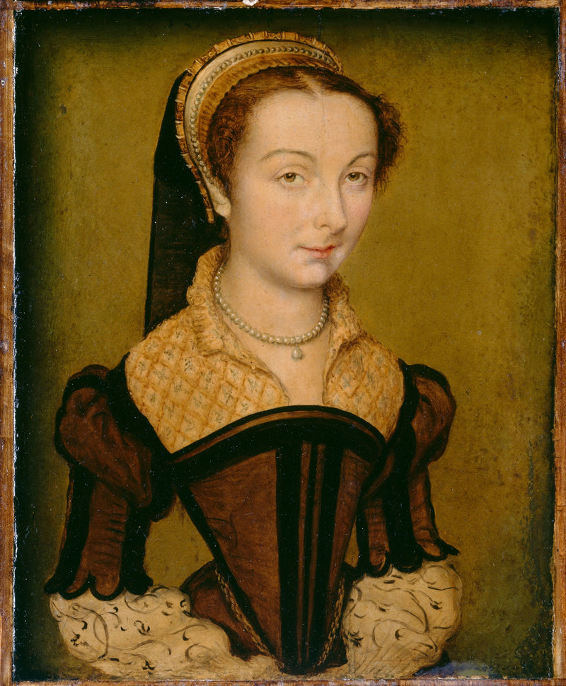 Portrait de Louise de Halluin, dame de Cipierre - Corneille de Lyon