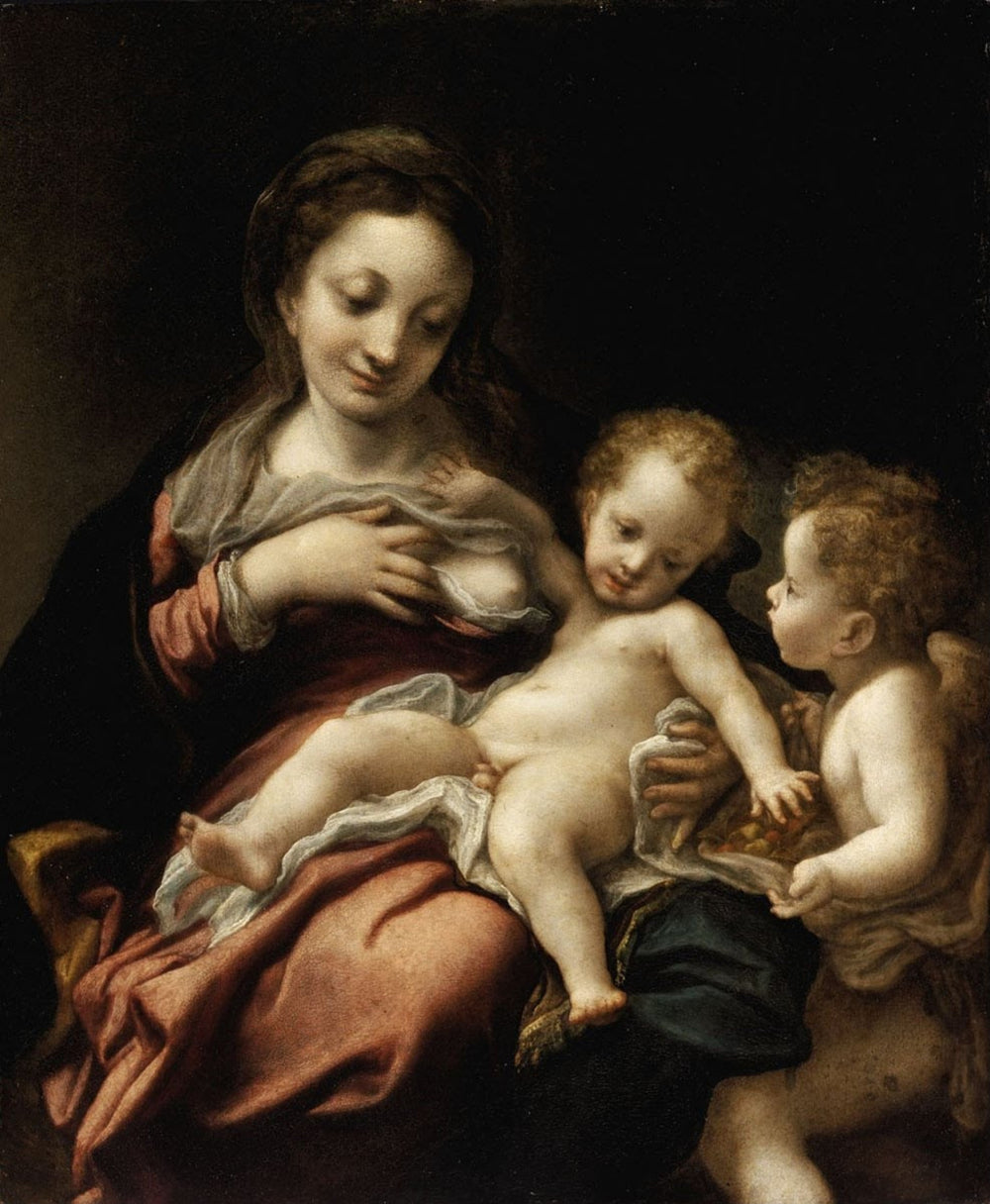 La Vierge allaitant l’Enfant