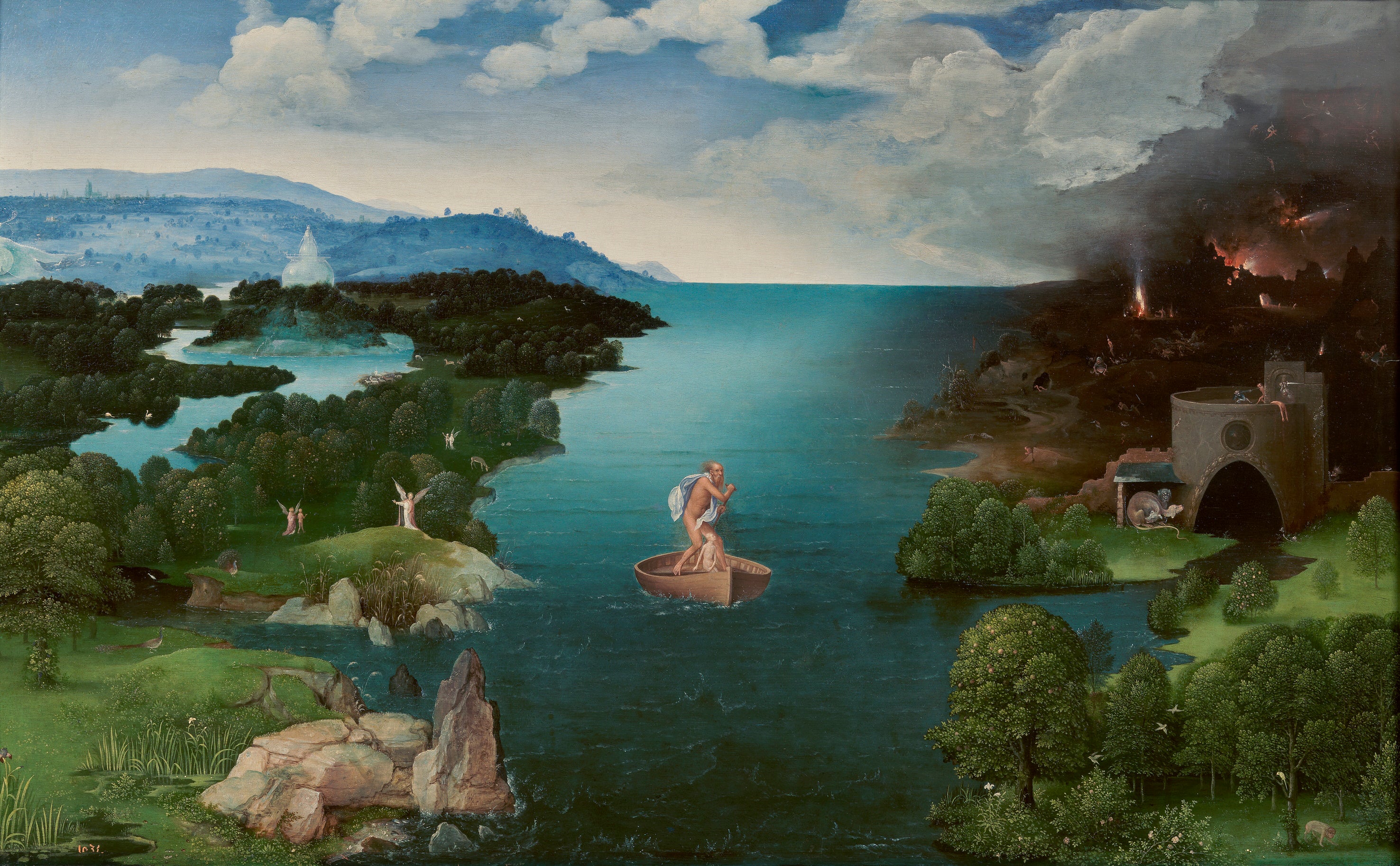 Traversée du monde souterrain - Joachim Patinier