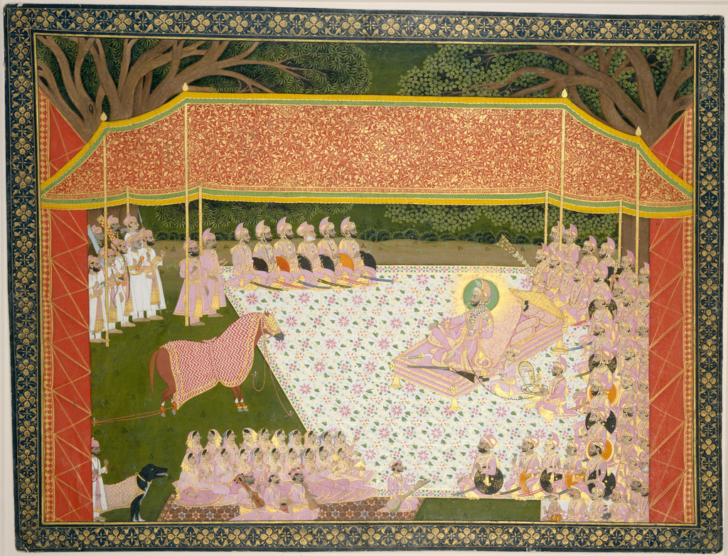 Tara, Maharana Sarup Singh Inspects a Prize Stallion, 1845–46, The Metropolitan Museum of Art, New York