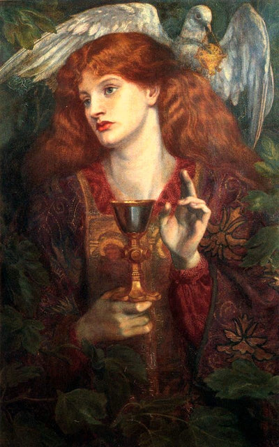La Demoiselle du Saint Graal - Dante Gabriel Rossetti - Alpha Reproduction