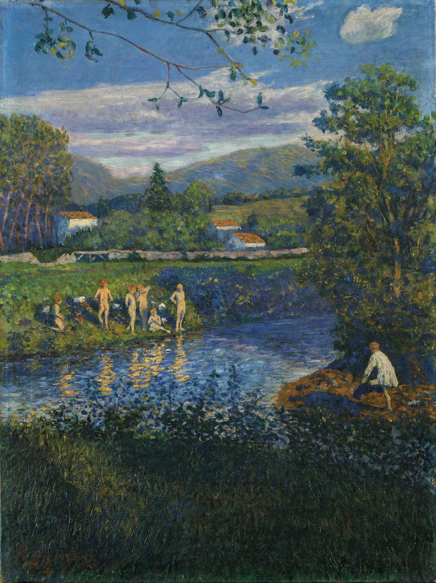 Baignade à Rentería - Darío de Regoyos