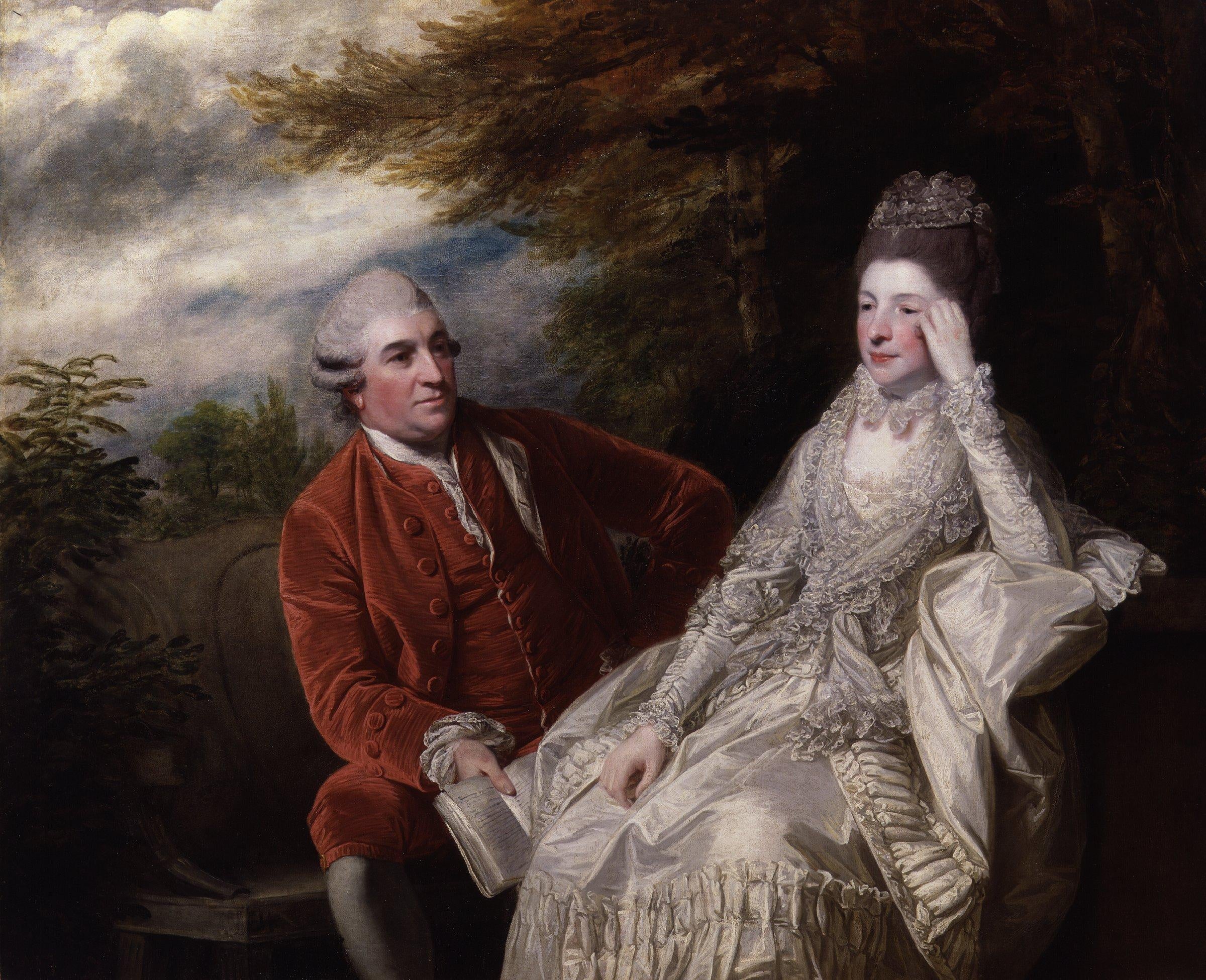 David Garrick; Eva Maria Garrick (née Veigel) - Joshua Reynolds