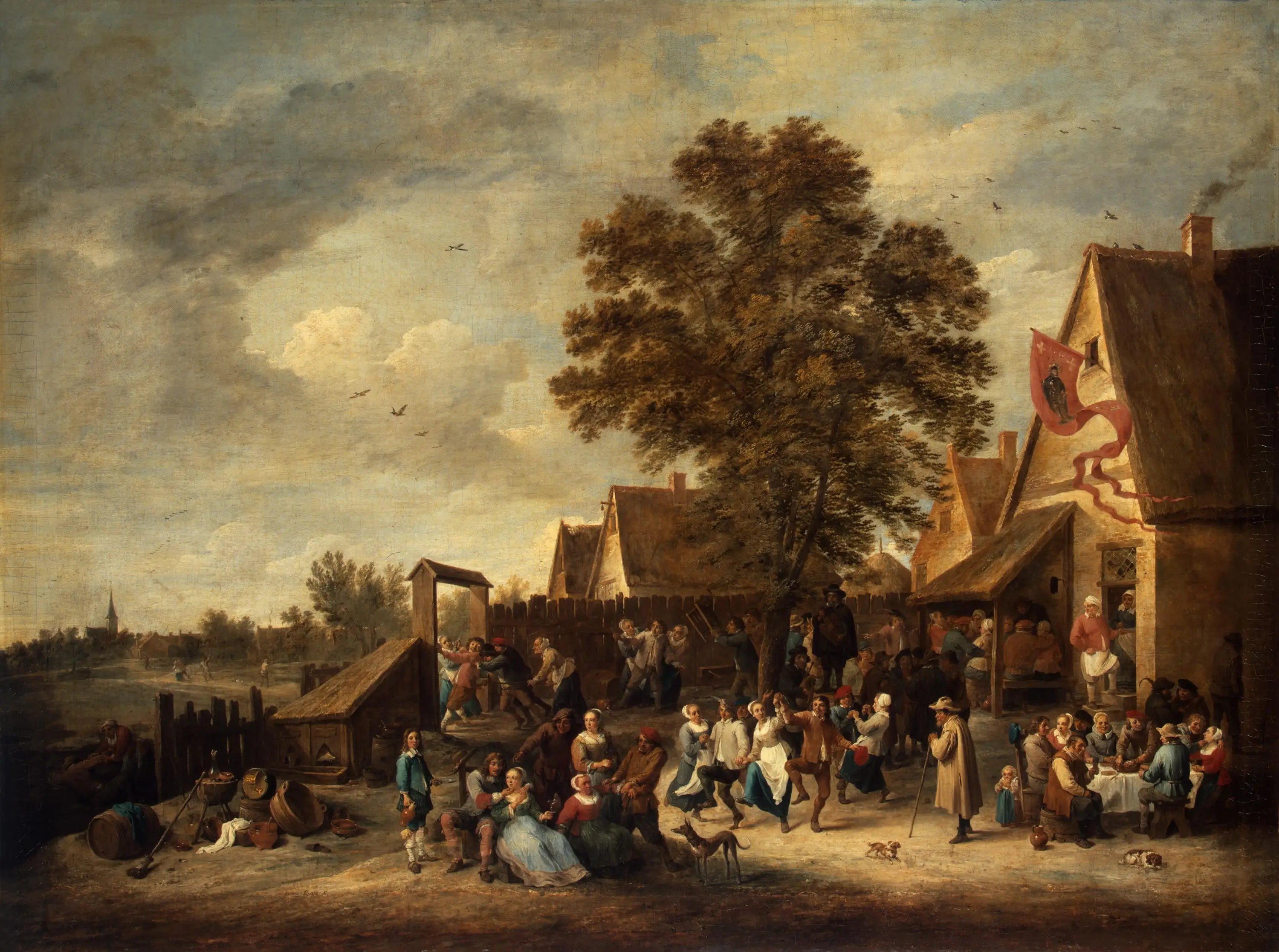 Fête de Village - David Teniers le Jeune - Alpha Reproduction