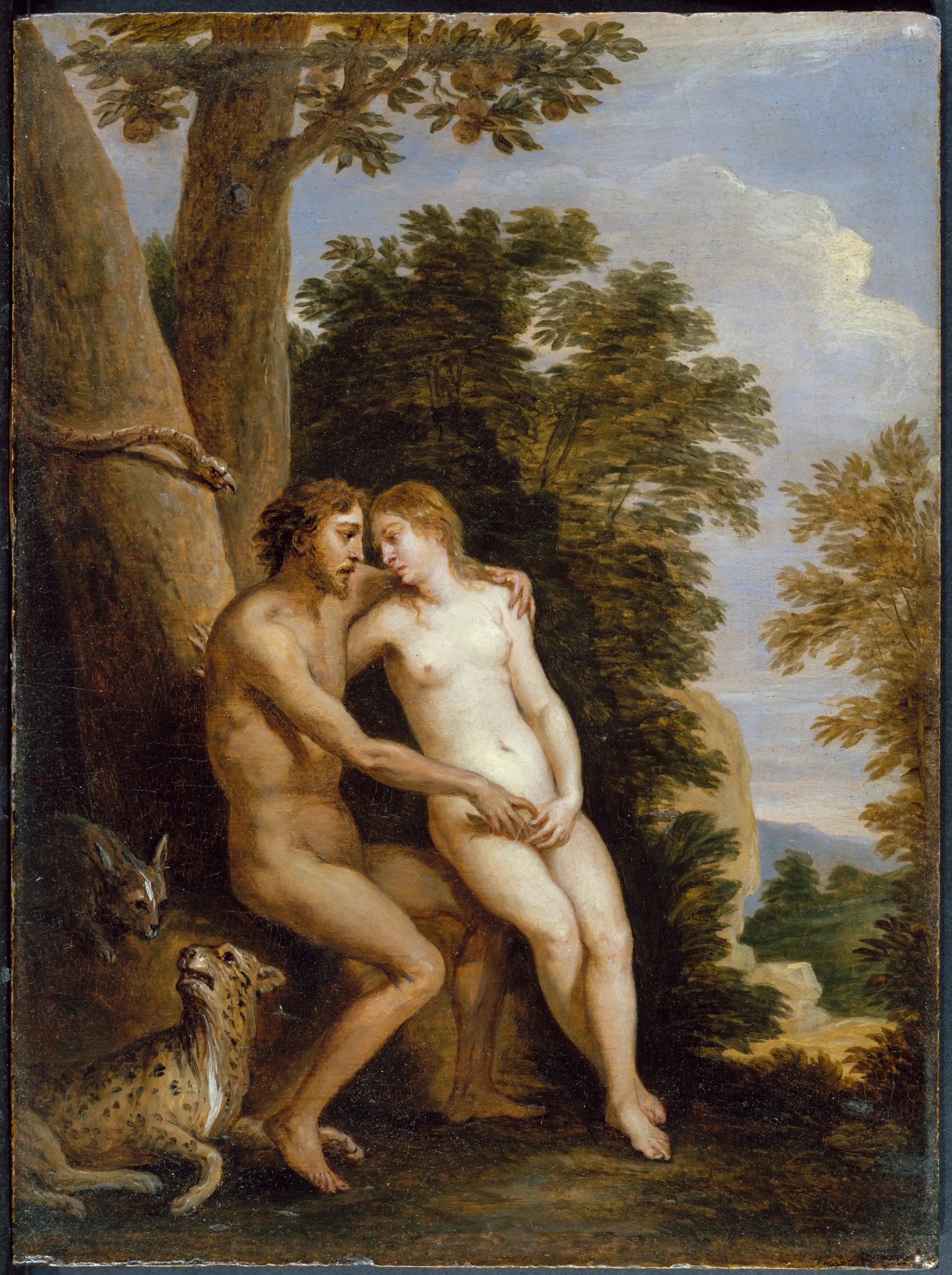 Adam et Eve au paradis - David Teniers le Jeune - Alpha Reproduction