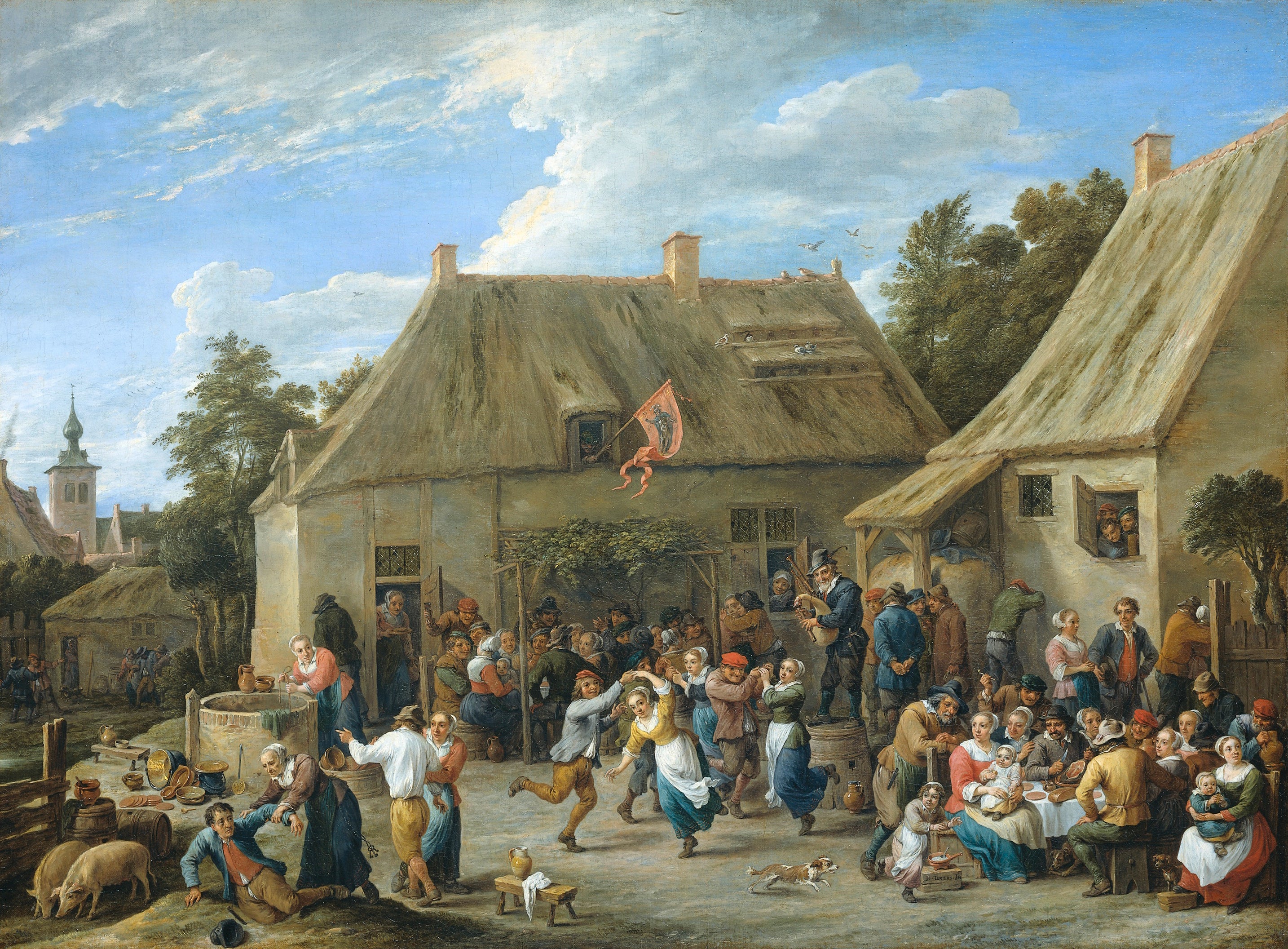 Paysanne Kermesse - David Teniers le Jeune