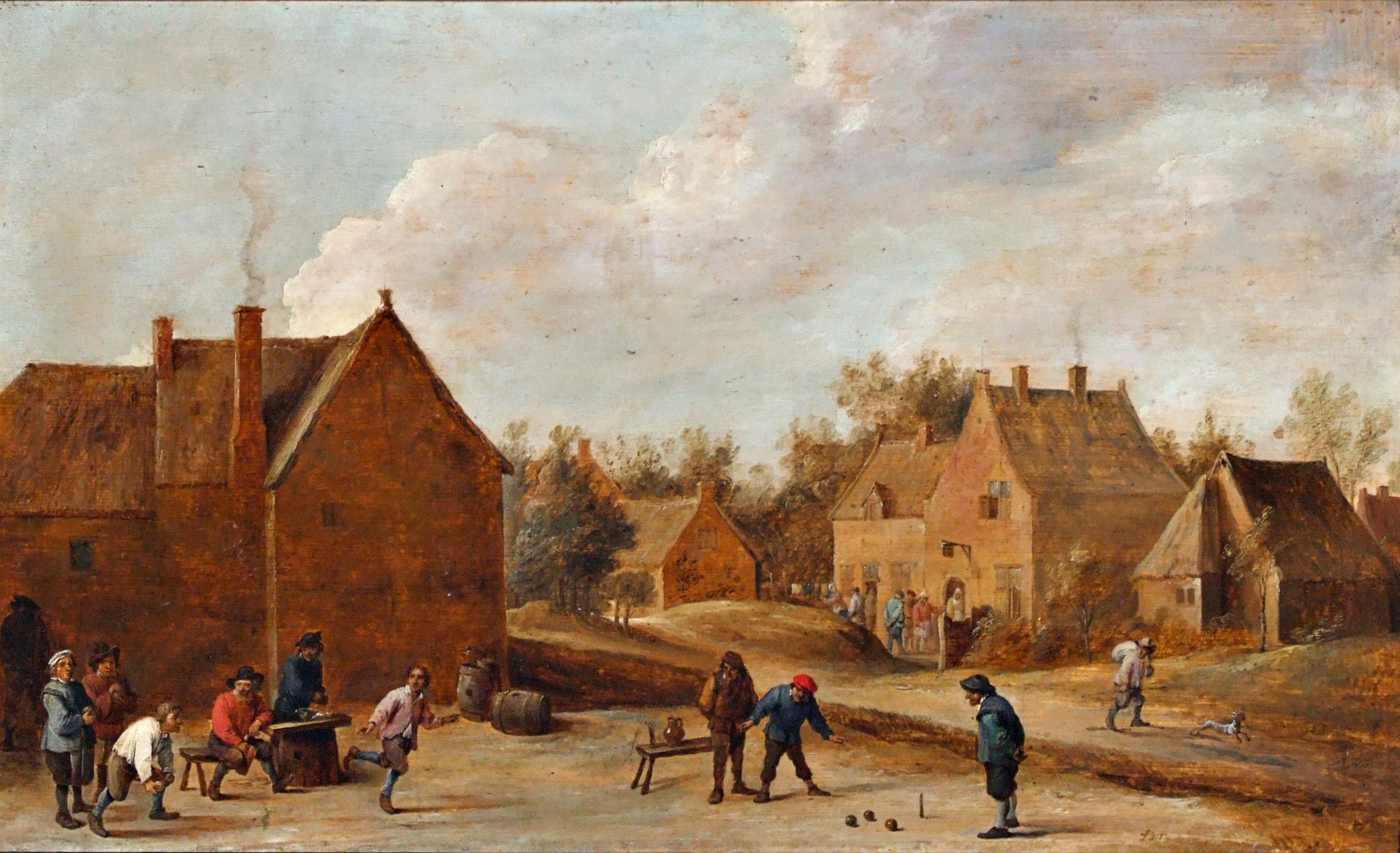 Scène de village - David Teniers le Jeune