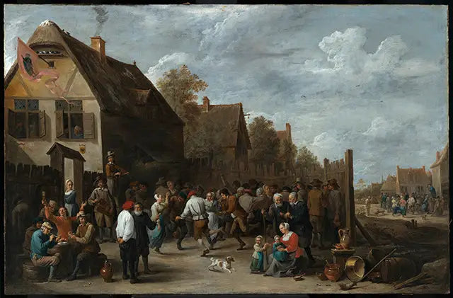 Foire du village - David Teniers le Jeune - Alpha Reproduction
