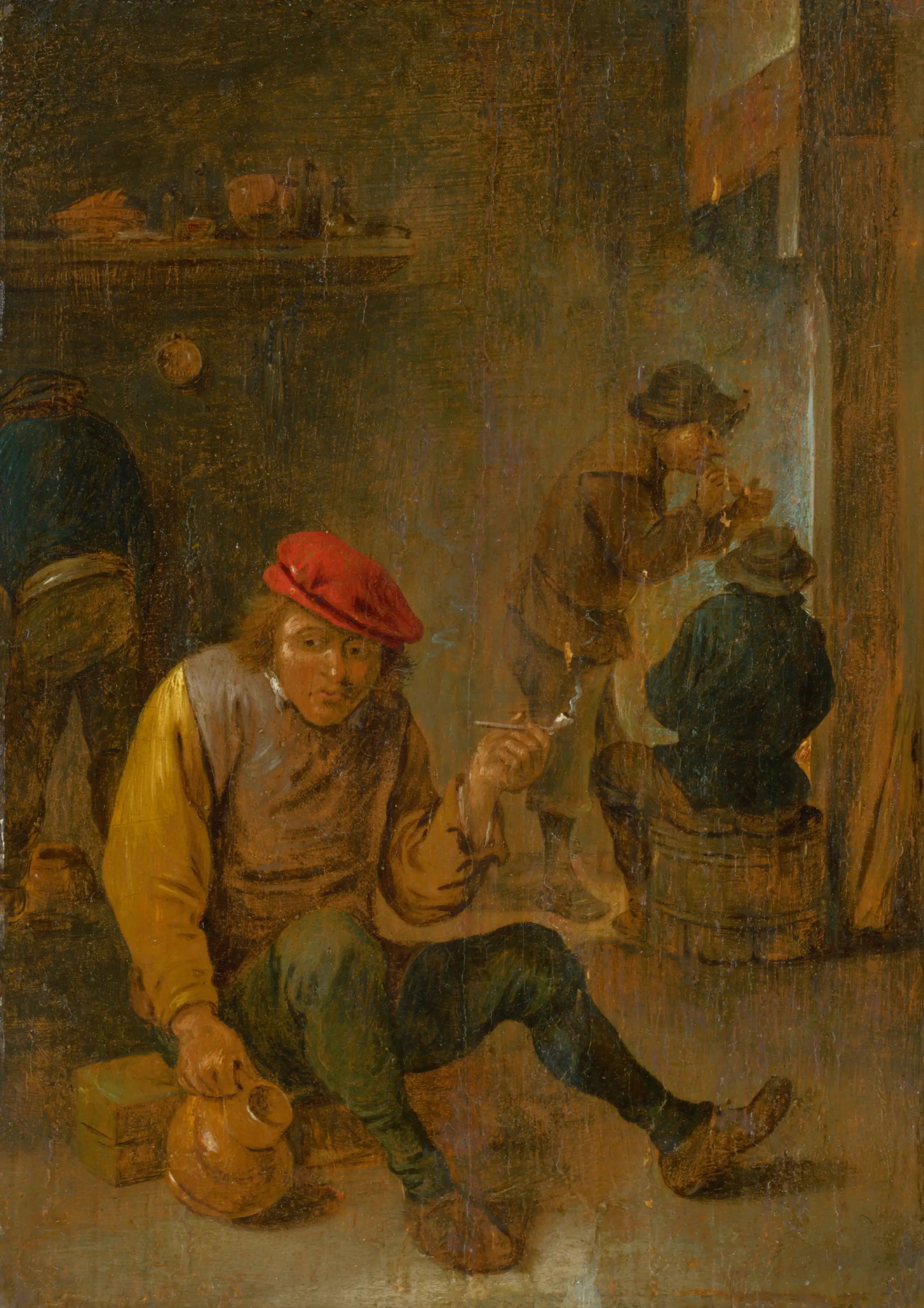 Paysans fumeurs (fumeurs de pipe) - David Teniers le Jeune - Alpha Reproduction