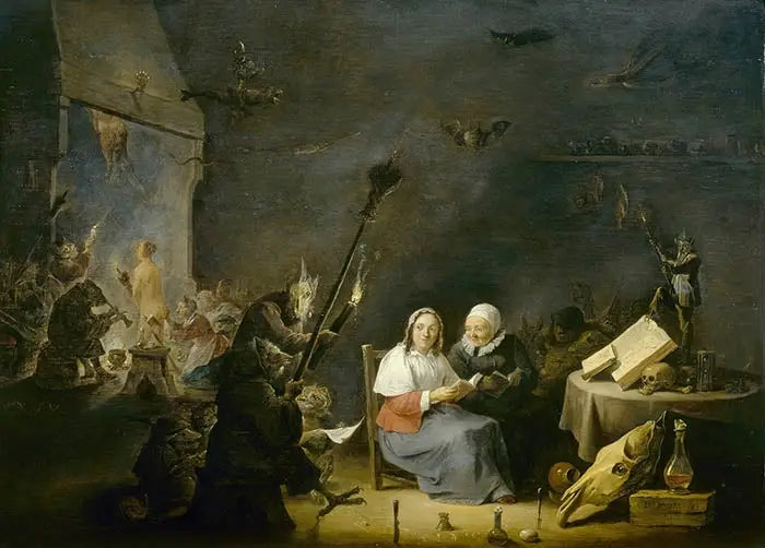 Initiation de la sorcière - David Teniers le Jeune - Alpha Reproduction