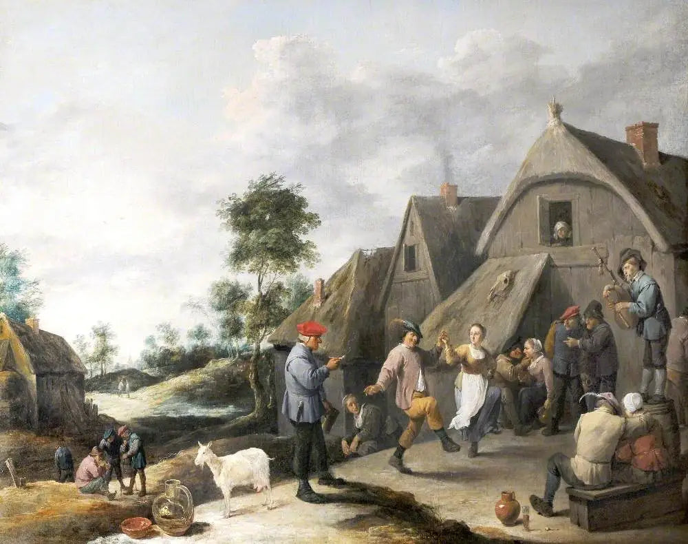 La fête du hameau - David Teniers le Jeune - Alpha Reproduction
