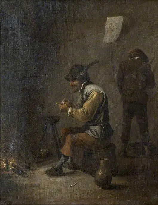 Paysans dans un intérieur - David Teniers le Jeune - Alpha Reproduction