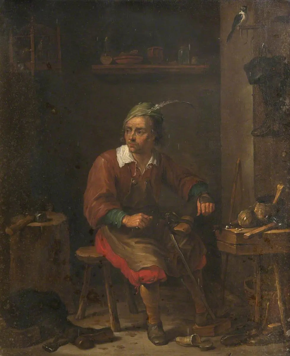 Le cordonnier - David Teniers le Jeune - Alpha Reproduction