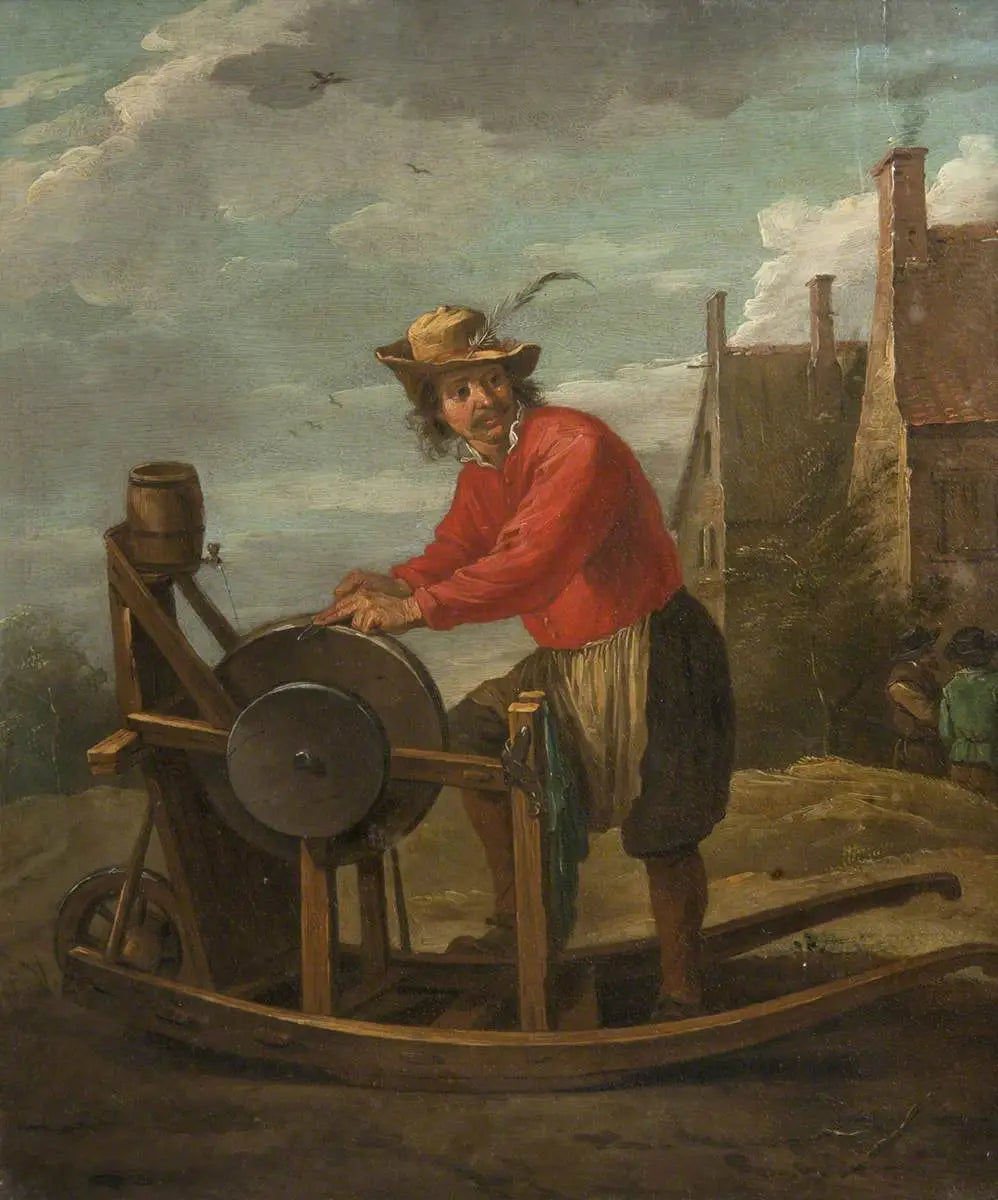 Le rémouleur de couteaux - David Teniers le Jeune - Alpha Reproduction