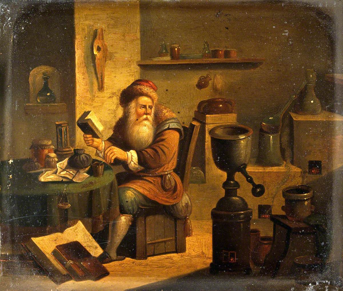 Un alchimiste dans son laboratoire - David Teniers le Jeune