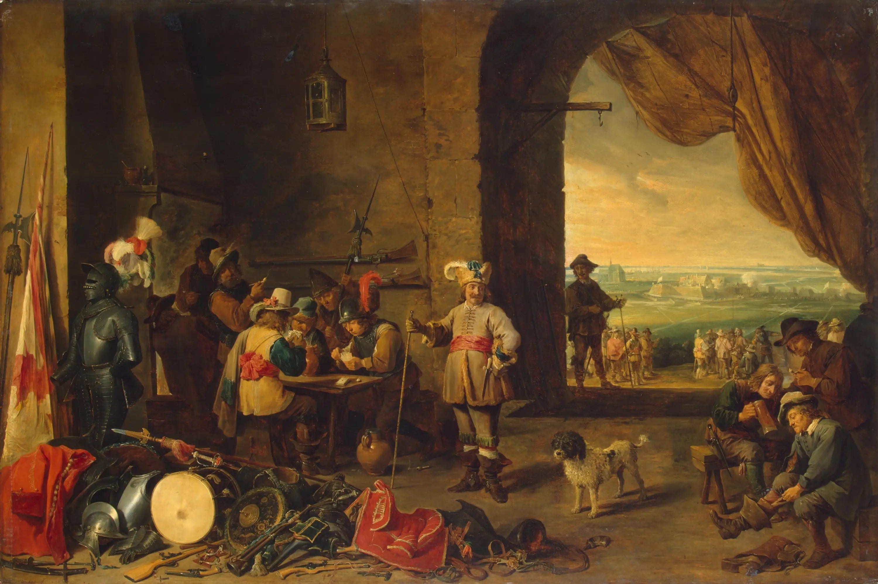 Le Corps de garde - David Teniers le Jeune - Alpha Reproduction
