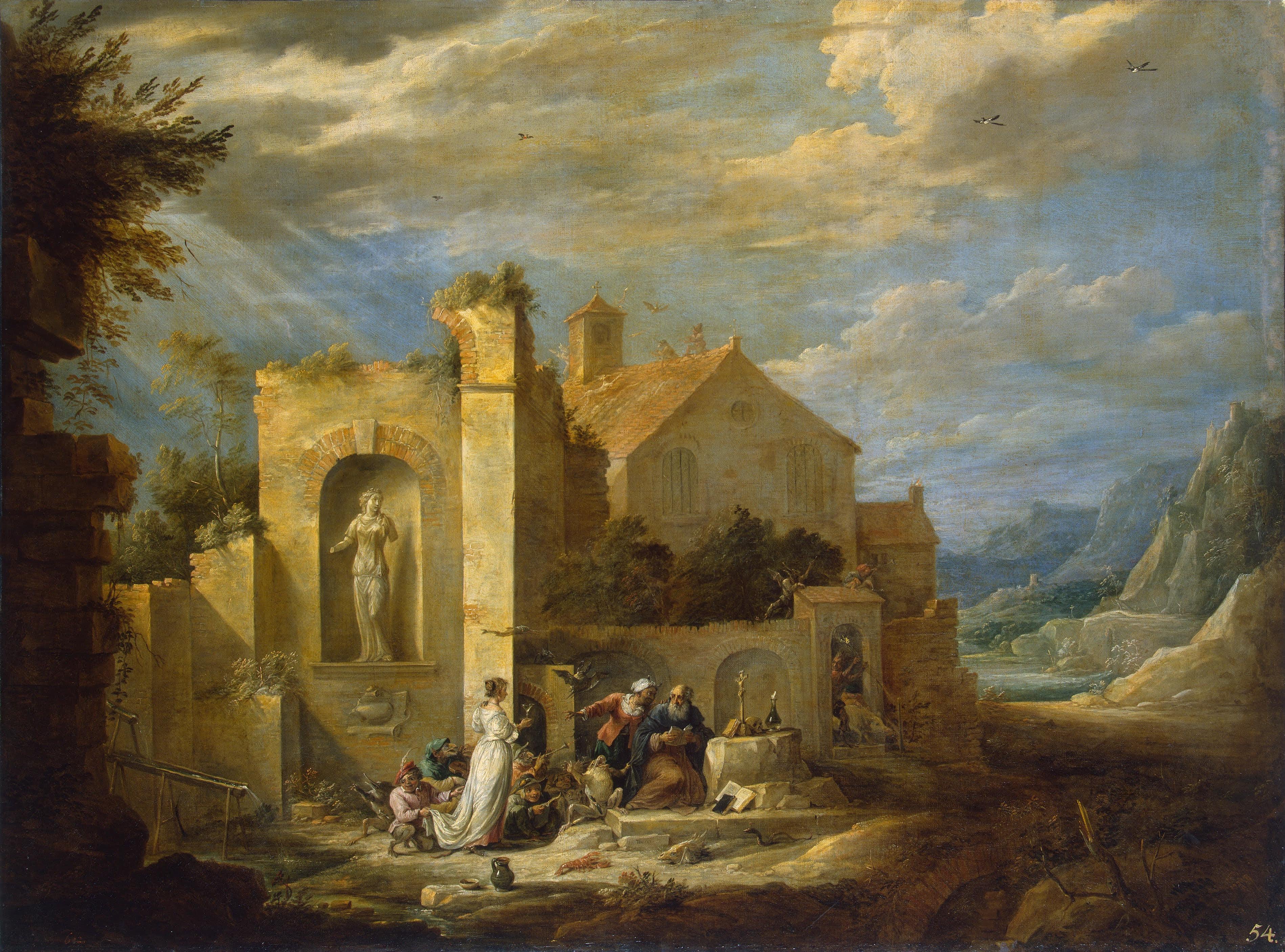 Tentation de saint Antoine - David Teniers le Jeune
