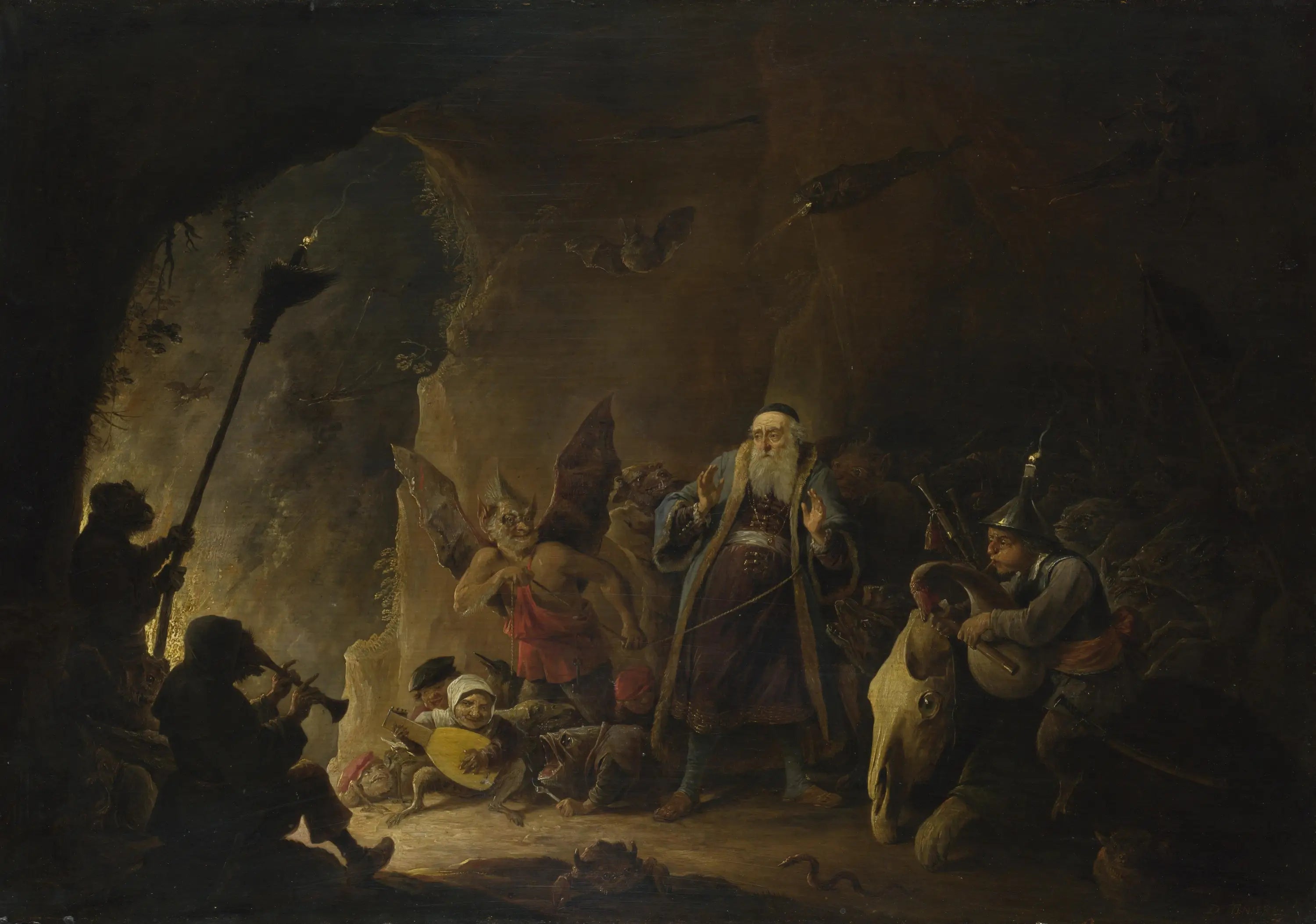 L’homme riche conduit en enfer - David Teniers le Jeune - Alpha Reproduction